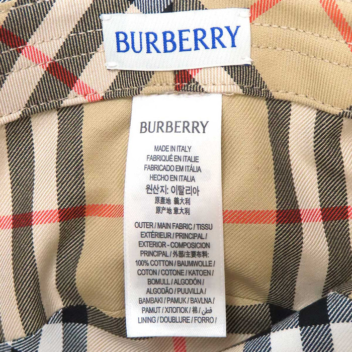 BURBERRY 
コットン 
チェック柄 バケットハット