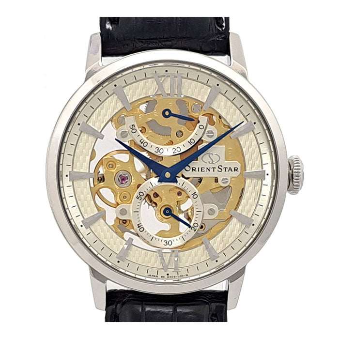 ORIENT  
Orient Star Skeleton  
With warranty card