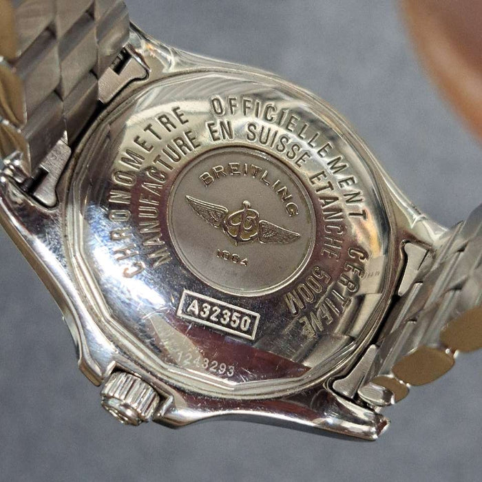 【WHOLESALES】
BREITLING 
A32350 
外箱　ケース　ギャランティ　クロノメーター証