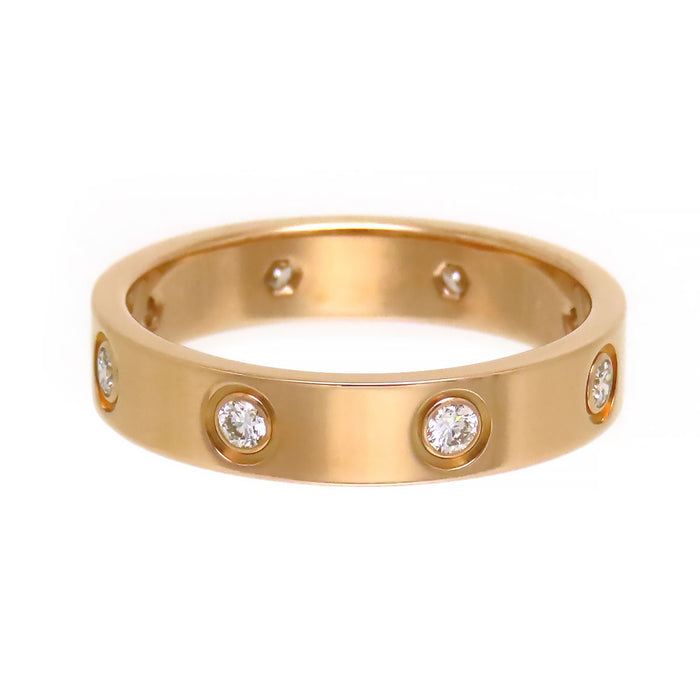 CARTIER 
ラブ ウェディング リング フルダイヤモンド