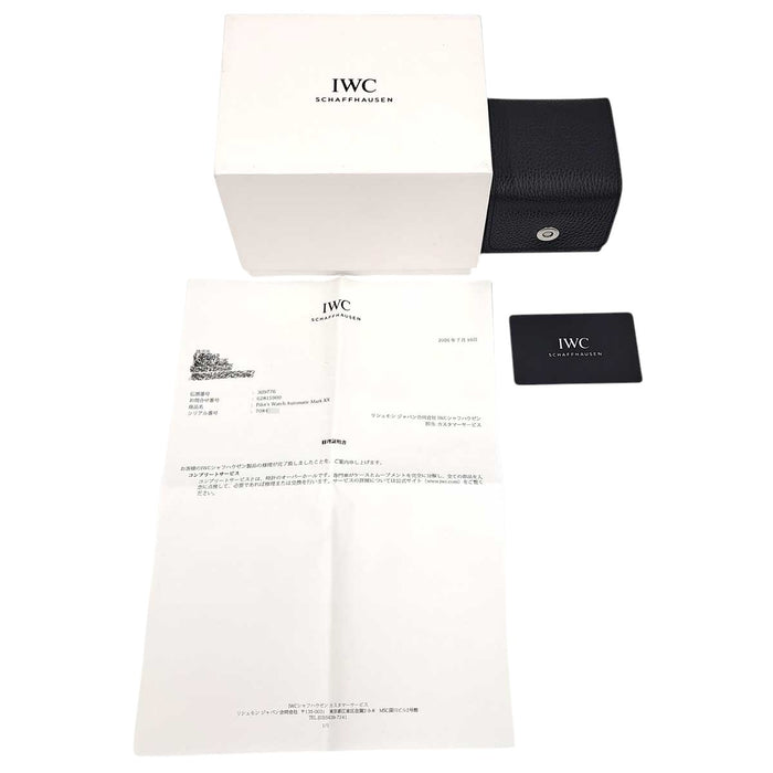 IWC Pilot's Watch Mark XX With Box and Guarantee Mark 20