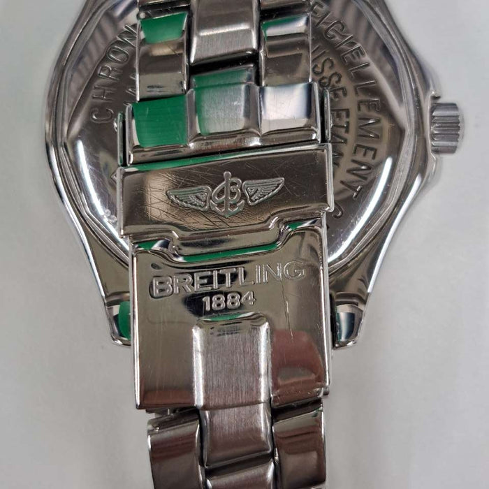 【WHOLESALES】
BREITLING 
A17350 
箱(内箱破損)　ギャランティ　クロノメーター証