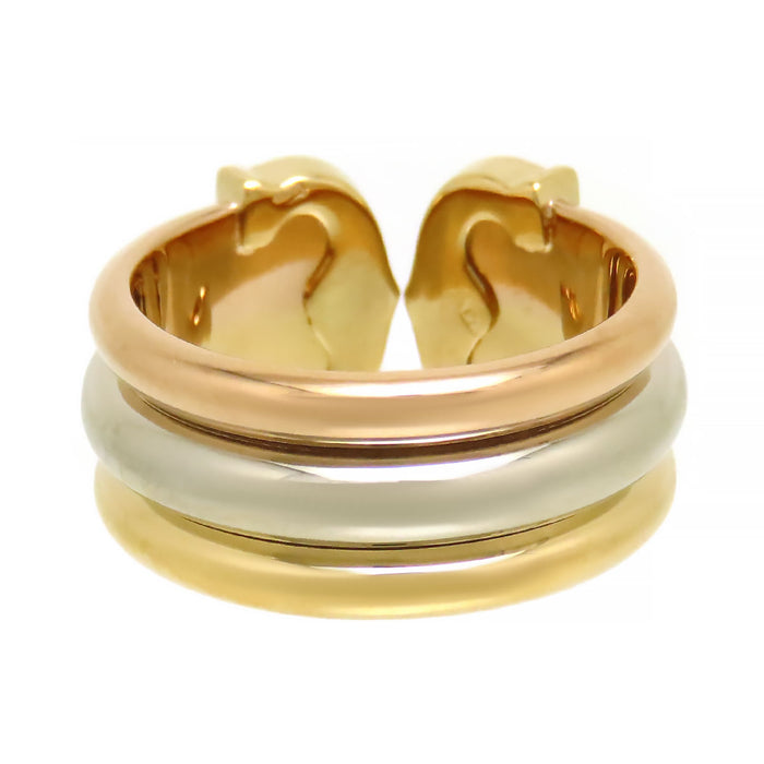 CARTIER 
2C Three Gold Ring LM