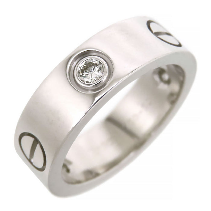 CARTIER 
ラブ リング ハーフダイヤモンド