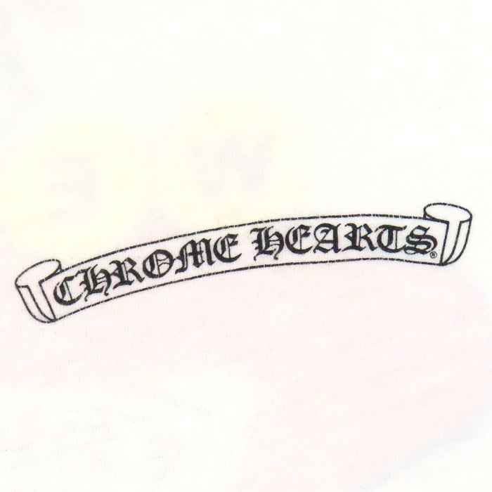 CHROME HEARTS 
CHプラス スクロールラベル コットン 
ラスベガス限定 WELCOME プリント Tシャツ