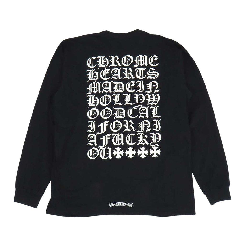 CHROME HEARTS CH Plus Scroll Label Cotton MADE IN HOLLYWOOD Long