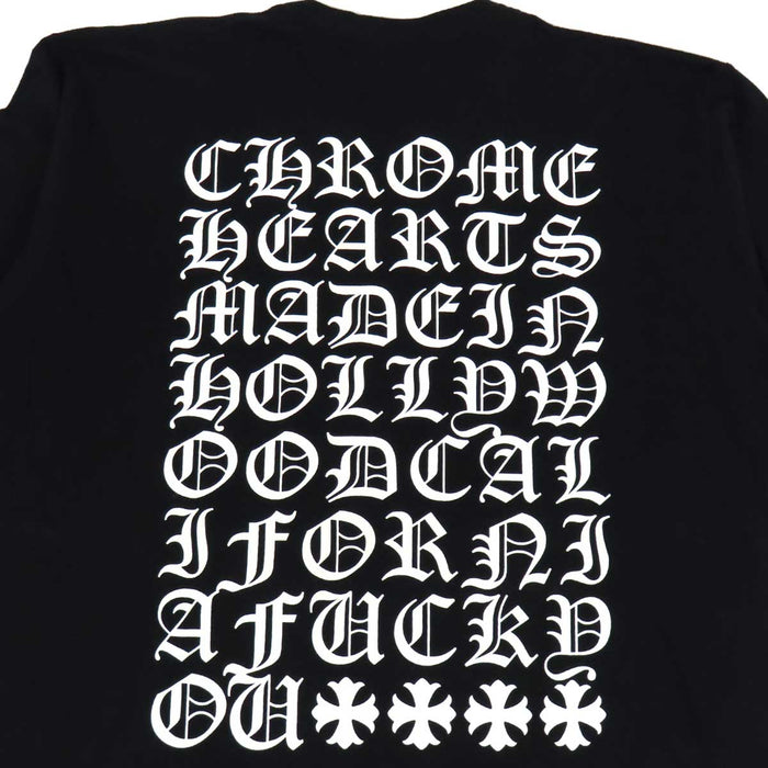 CHROME HEARTS  
CH Plus Scroll Label Cotton  
MADE IN HOLLYWOOD Long Sleeve T-Shirt