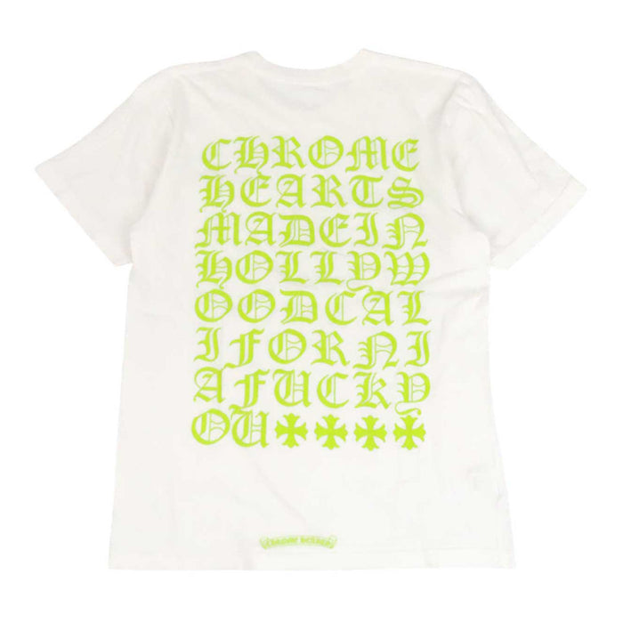 CHROME HEARTS 
CH スクロールラベル ネオン コットン 
MADE IN HOLLYWOOD Tシャツ