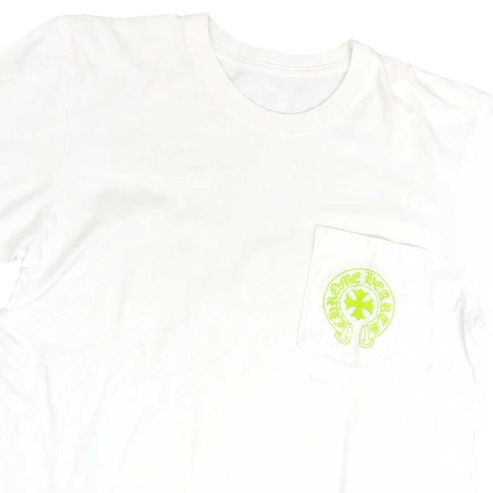 CHROME HEARTS 
CH スクロールラベル ネオン コットン 
MADE IN HOLLYWOOD Tシャツ