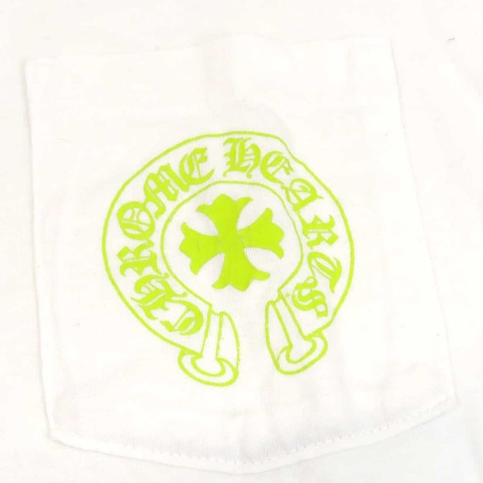 CHROME HEARTS 
CH スクロールラベル ネオン コットン 
MADE IN HOLLYWOOD Tシャツ