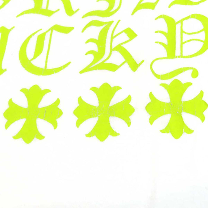 CHROME HEARTS 
CH スクロールラベル ネオン コットン 
MADE IN HOLLYWOOD Tシャツ