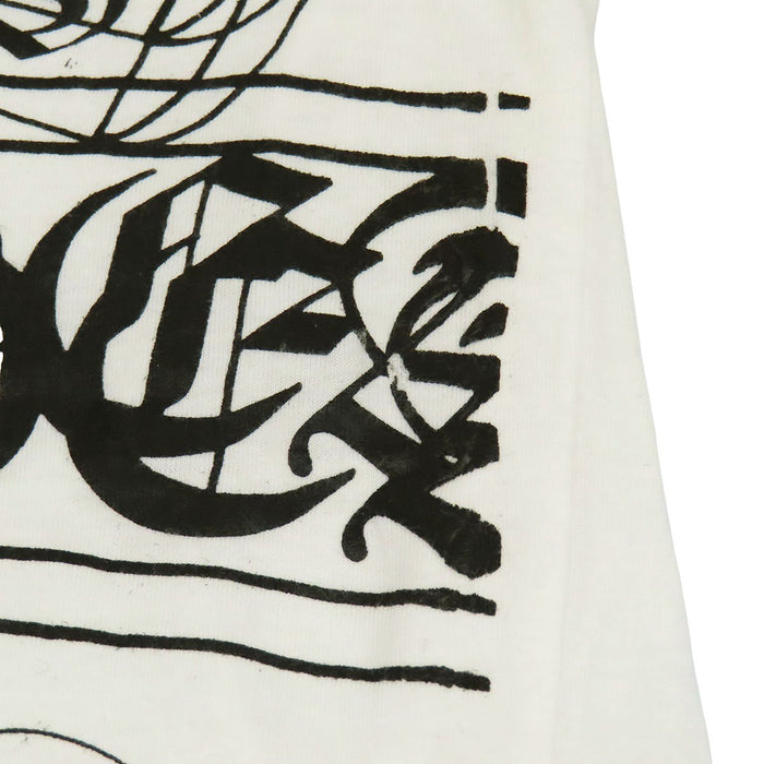 CHROME HEARTS 
CH COMME des GARCONS コラボ 総柄 コットン 
コムデギャルソン スクロールラベル プリント Tシャツ