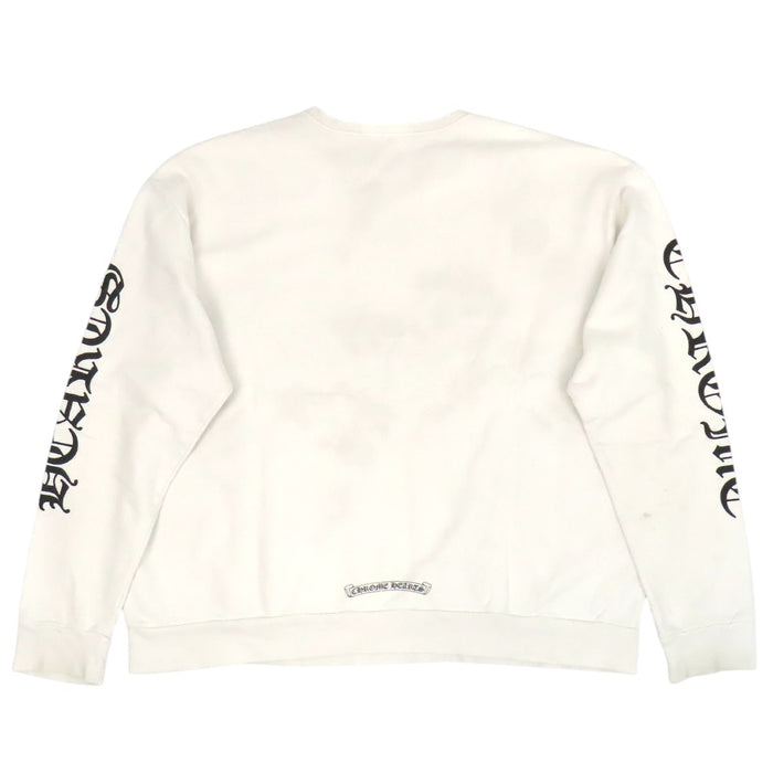 CHROME HEARTS
Scroll Label Arm Logo Cotton
Neck Logo Sweatshirt