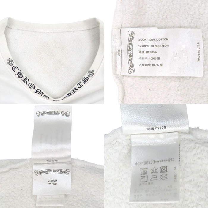 CHROME HEARTS
Scroll Label Arm Logo Cotton
Neck Logo Sweatshirt