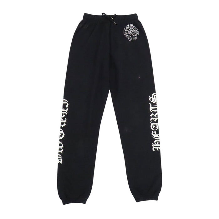 CHROME HEARTS 
スクロールラベル コットン 
ホースシュー サイドロゴ スウェットパンツ