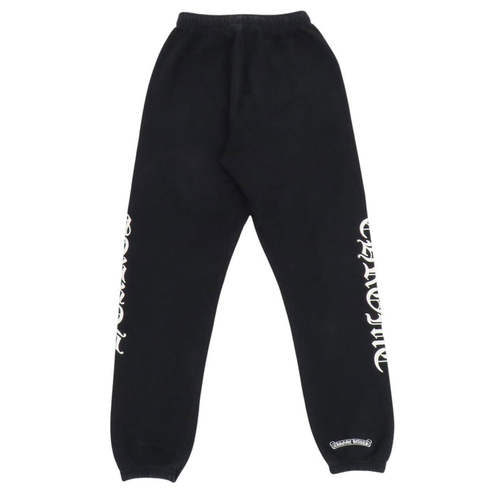 CHROME HEARTS 
スクロールラベル コットン 
ホースシュー サイドロゴ スウェットパンツ