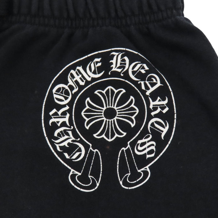 CHROME HEARTS 
スクロールラベル コットン 
ホースシュー サイドロゴ スウェットパンツ