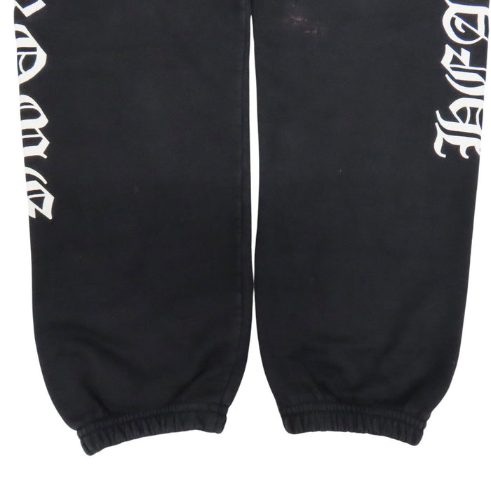 CHROME HEARTS 
スクロールラベル コットン 
ホースシュー サイドロゴ スウェットパンツ
