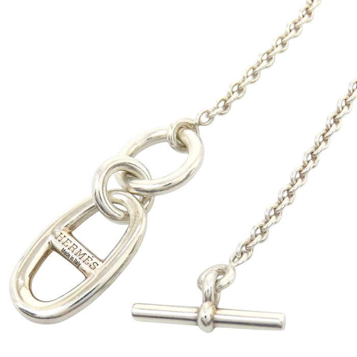 HERMES 
Amulet シルバー 
シェーヌダンクル アミュレット ネックレス