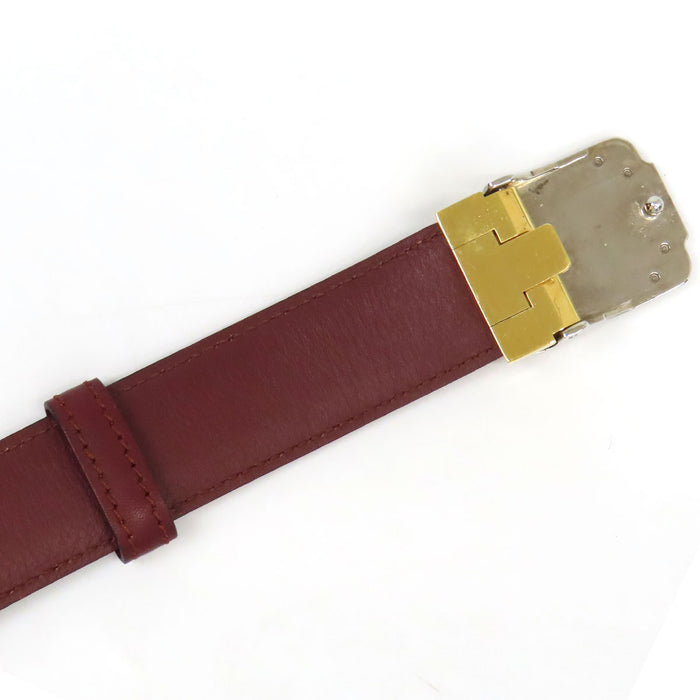 CARTIER 
ロゴ レザー ゴールドカラー金具 シルバーカラー金具 
マスト ドゥ カルティエ サントス ベルト