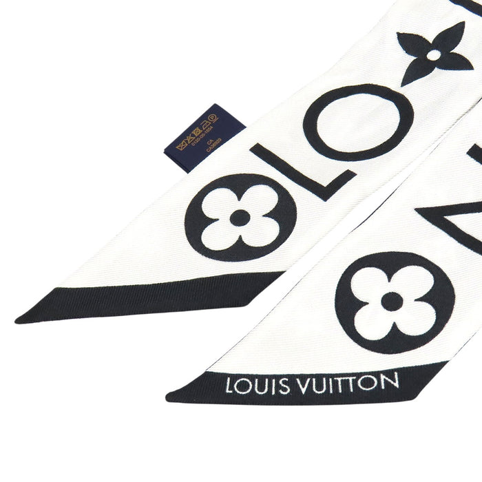 LOUIS VUITTON 
LV シルク 
バンドー BB モノグラム インフィニティ スカーフ