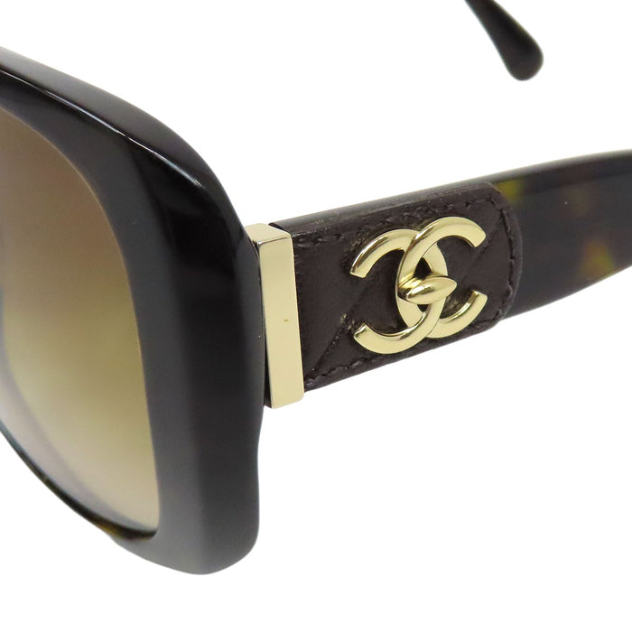 CHANEL 
COCO CC ロゴ マトラッセ ゴールドカラーメタル カラーレンズ 
ココマーク ターンロック モチーフ サングラス