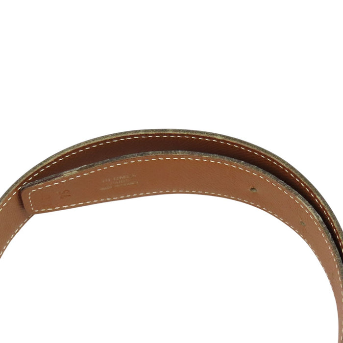 HERMES 
□B刻印 H バックル アッシュ ゴールドカラーメタル 
コンスタンス ベルト リバーシブル 32MM