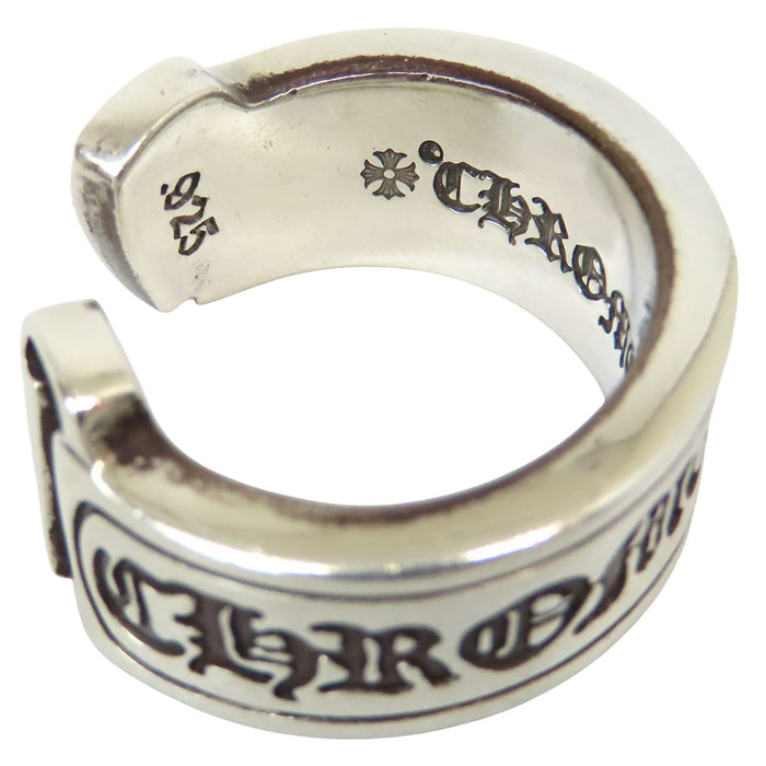 CHROME HEARTS 
CH LG SCROLL LABEL シルバー 2005年刻印 
ラージ スクロール ラベル リング
