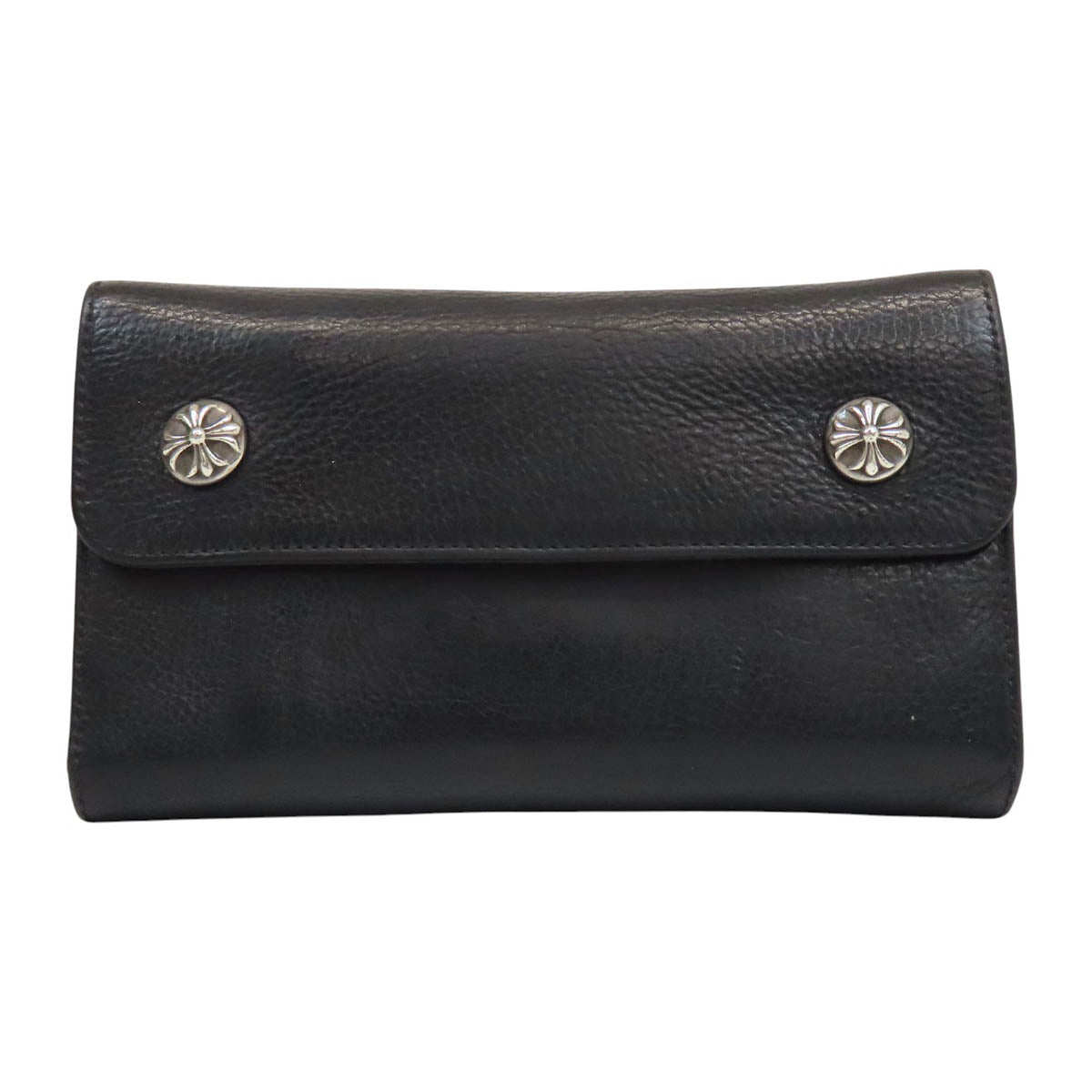 CHROME HEARTS CH WAVE CROSS BTN ダガージップ クロスボール シルバー