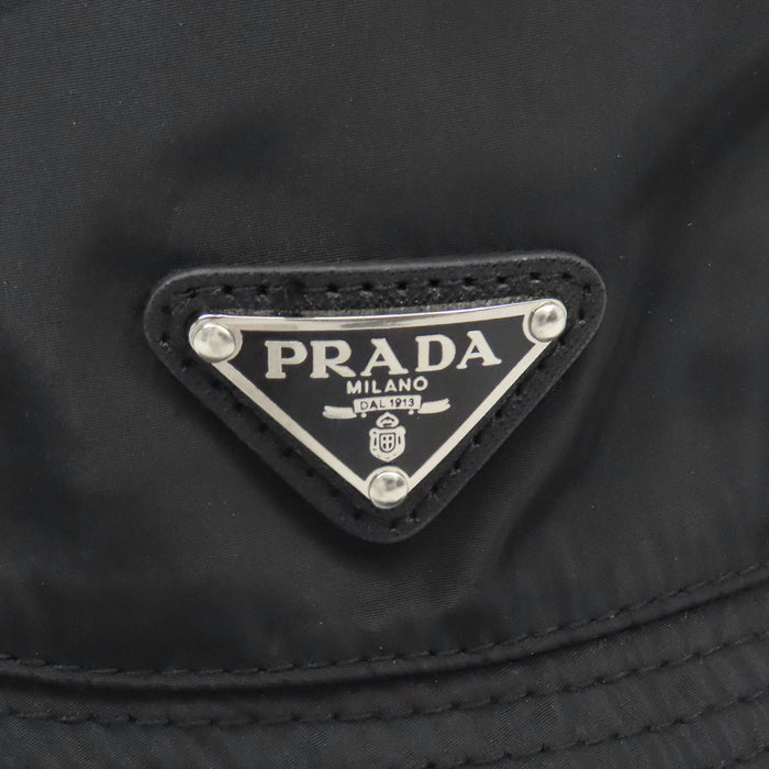 PRADA 
帽子 ポリエステル 
トライアングルロゴ バケットハット