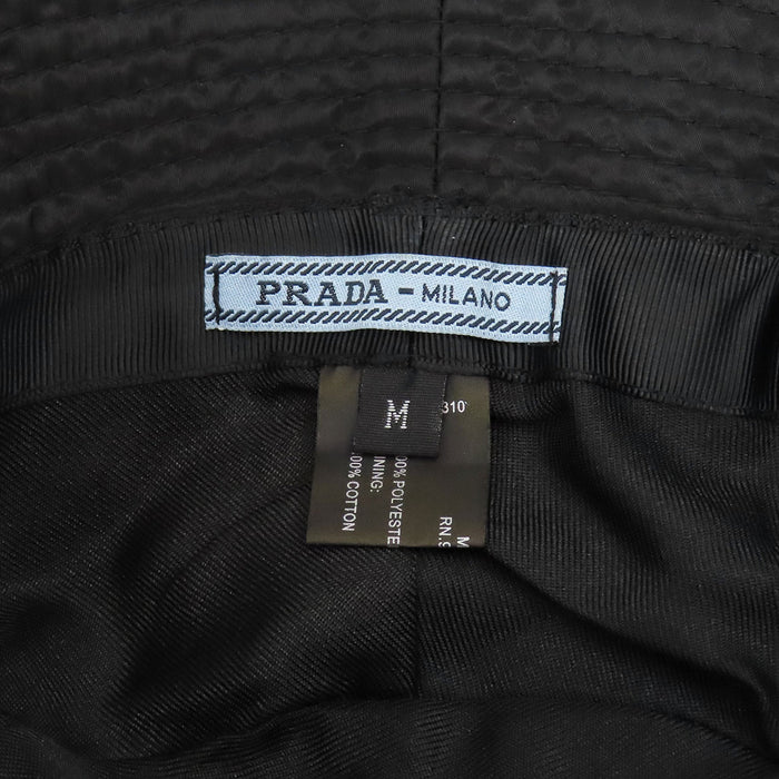 PRADA 
帽子 ポリエステル 
トライアングルロゴ バケットハット