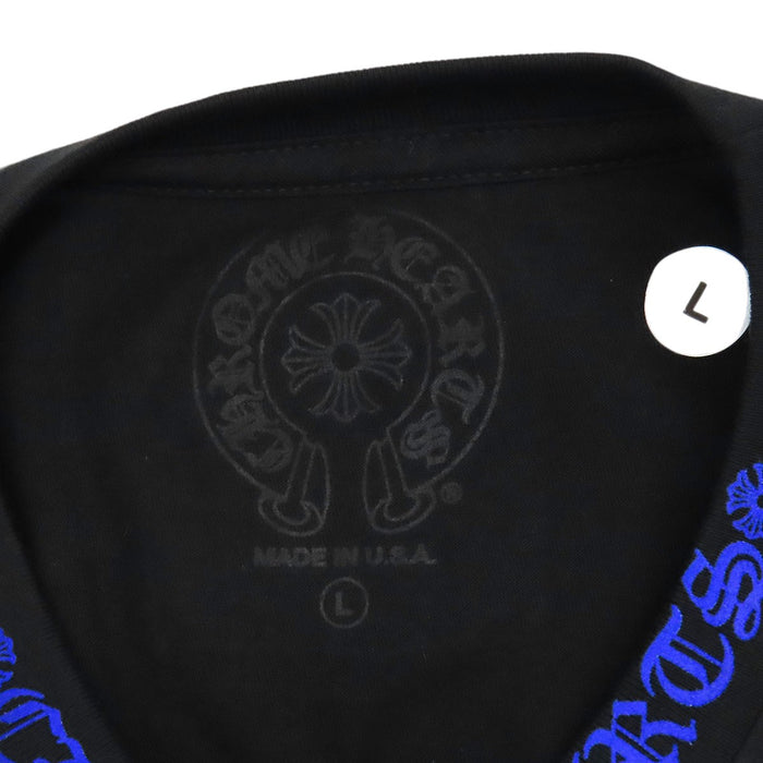 CHROME HEARTS 
CH スクロールラベル 袖ロゴ 1988 コットン 
ネックロゴ ロングスリーブ Tシャツ