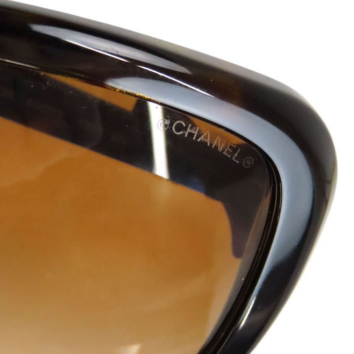 CHANEL  
COCO CC Logo Tortoiseshell Pattern  
Coco Mark Ribbon Sunglasses