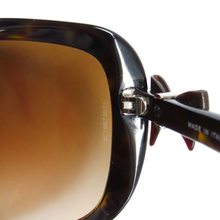 CHANEL  
COCO CC Logo Tortoiseshell Pattern  
Coco Mark Ribbon Sunglasses