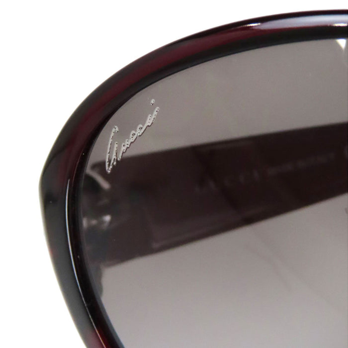 GUCCI  
GG Logo Rhinestone  
Heart Interlocking Sunglasses