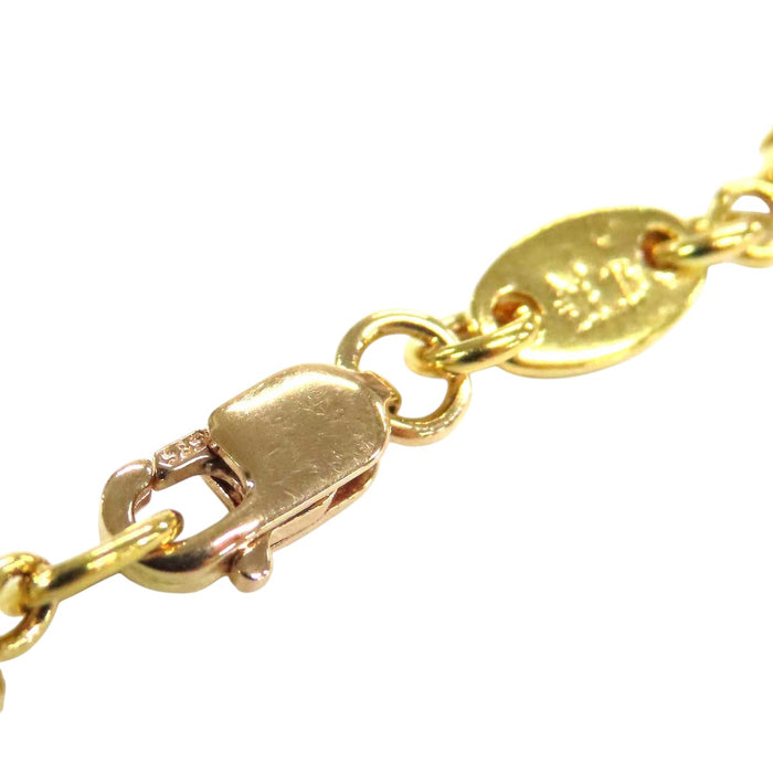 CHROME HEARTS  
CH TNY BEADED CHN Oro giallo con incisione 2001  
Collana con mini croce a palline, 22K, 18 pollici