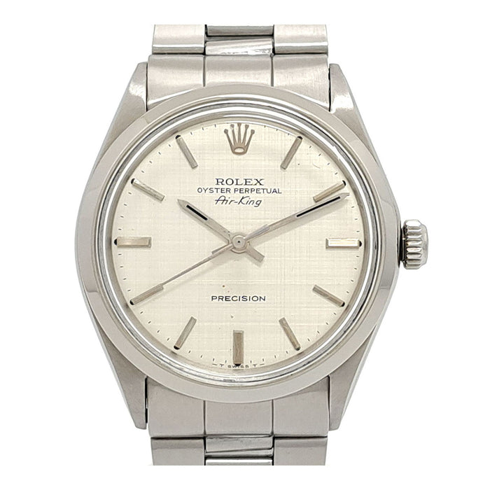 ROLEX  
Air-King Linen Dial  
With Warranty Card