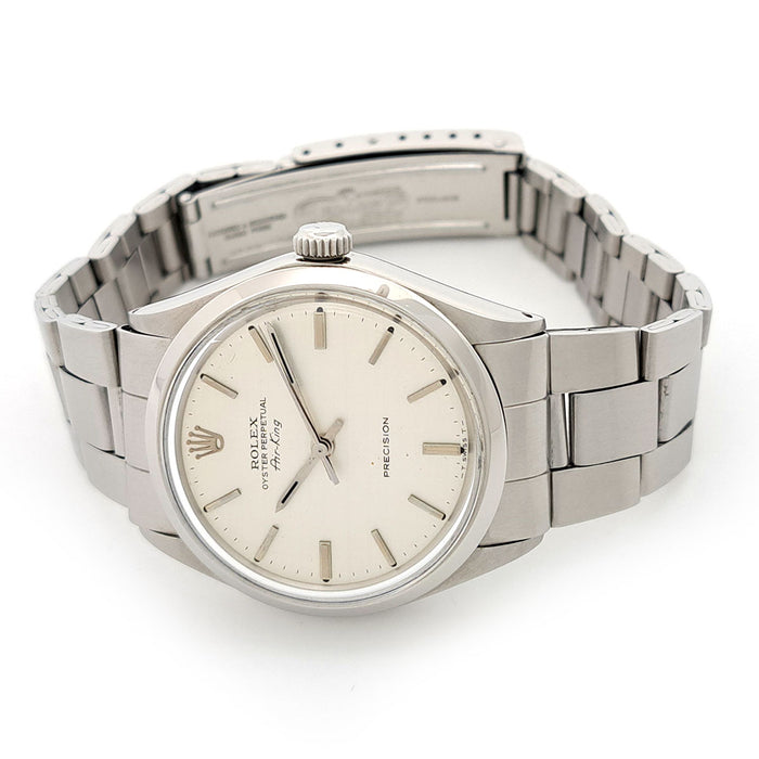 ROLEX  
Air-King Linen Dial  
With Warranty Card