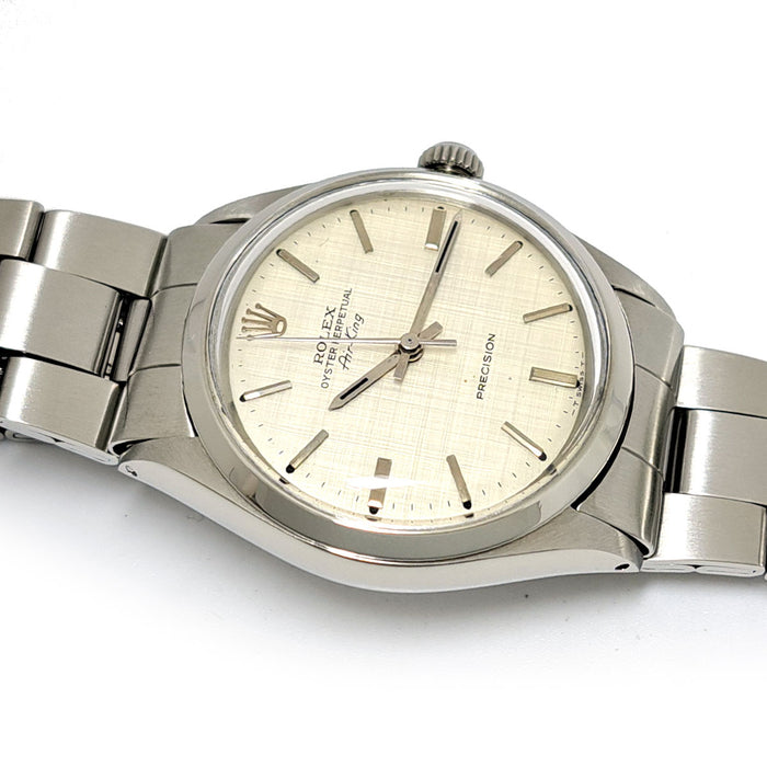 ROLEX  
Air-King Linen Dial  
With Warranty Card