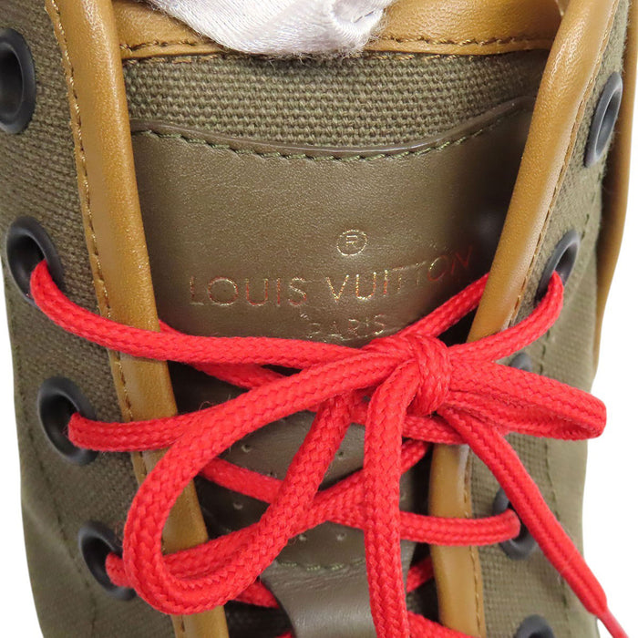 LOUIS VUITTON 
LV ロゴ レザー キャンバス 
モノグラム エクリプス ハイカット スニーカー