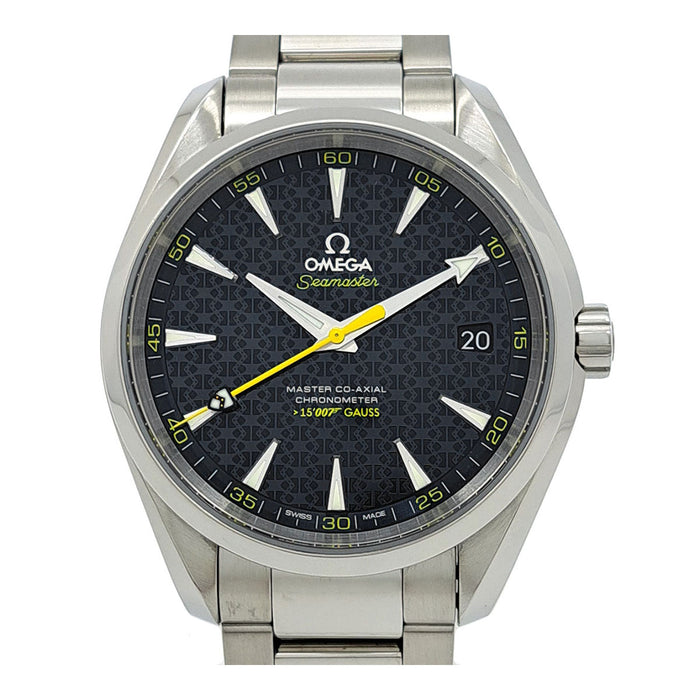 OMEGA 
Seamaster Aqua Terra James Bond 007 
Avec écrin et papiers