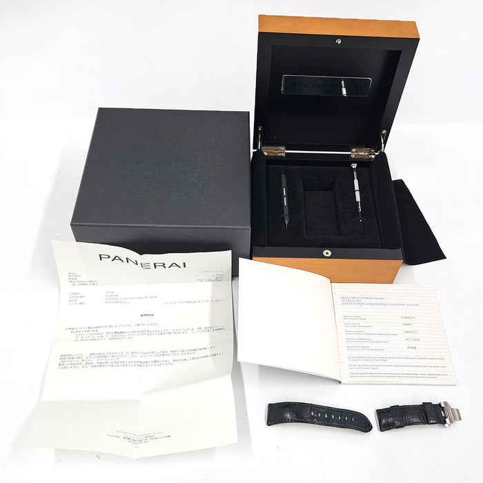 OFFICINE PANERAI 
Luminor 1950 Marina 3 DAYS GMT 
Avec boîte et papiers