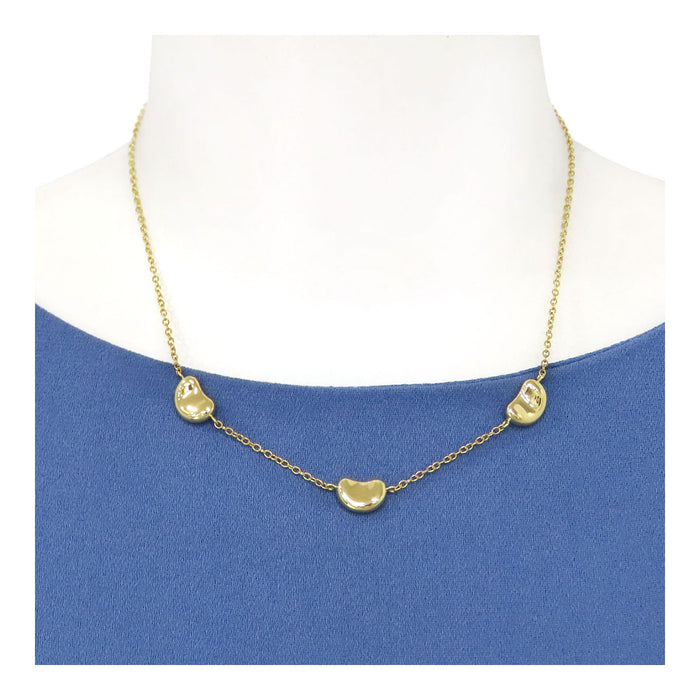 TIFFANY & Co.  
Bean Necklace with 3 Motifs