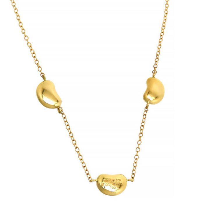 TIFFANY & Co.  
Bean Necklace with 3 Motifs