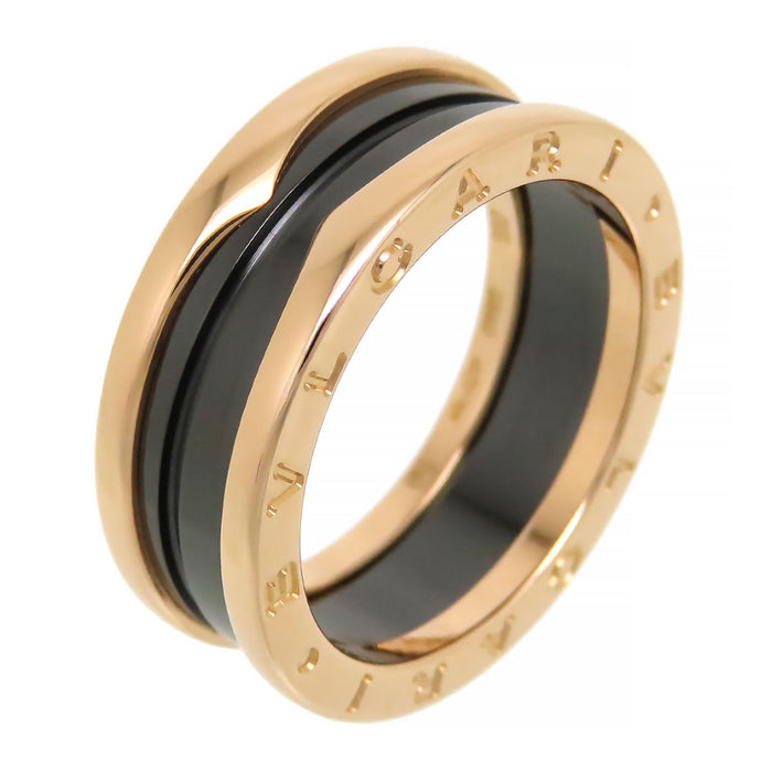 BVLGARI 
ビーゼロワン リング 2バンド ブラックセラミック
