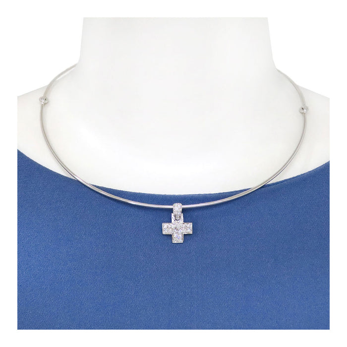 Pomellato  
Cross Motif Diamond Choker