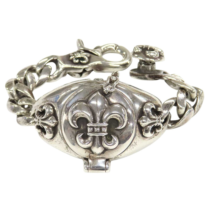 CHROME HEARTS 
BSフレア S番 トリチウム 蓋付き シルバー 
× ROLEX ウォッチケース ブレスレット