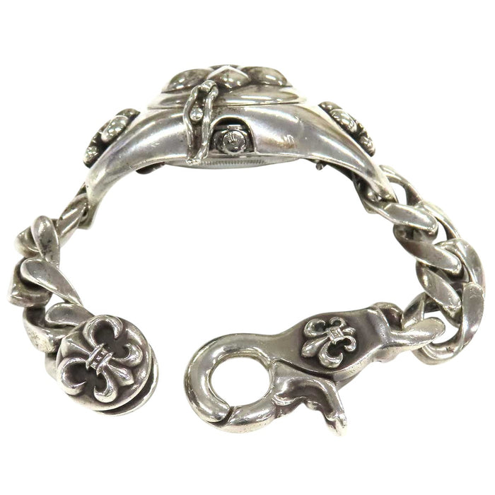 CHROME HEARTS 
BSフレア S番 トリチウム 蓋付き シルバー 
× ROLEX ウォッチケース ブレスレット