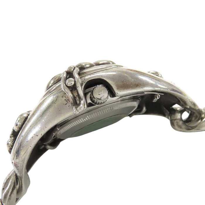 CHROME HEARTS 
BSフレア S番 トリチウム 蓋付き シルバー 
× ROLEX ウォッチケース ブレスレット