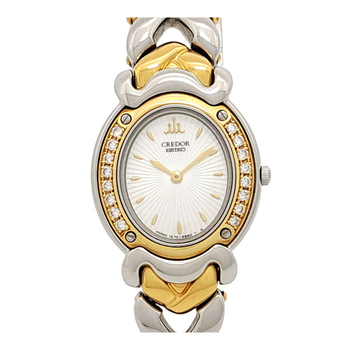 SEIKO  
Credor Bezel Diamond